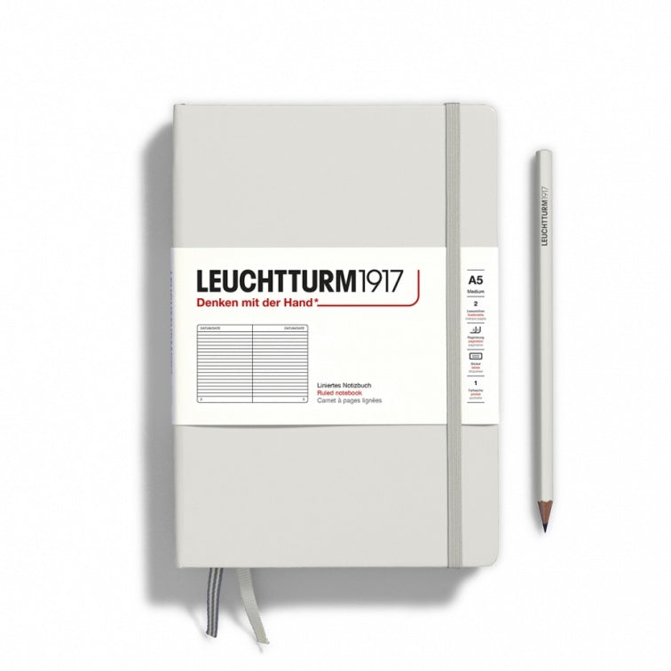 Leuchtturm1917 Light Grey, Notebook Hardcover Medium (A5)