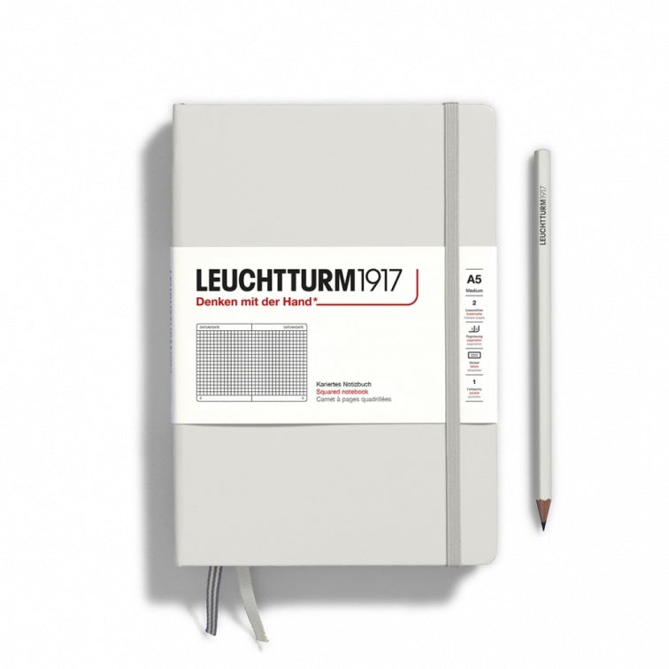 Leuchtturm1917 Light Grey, Notebook Hardcover Medium (A5)