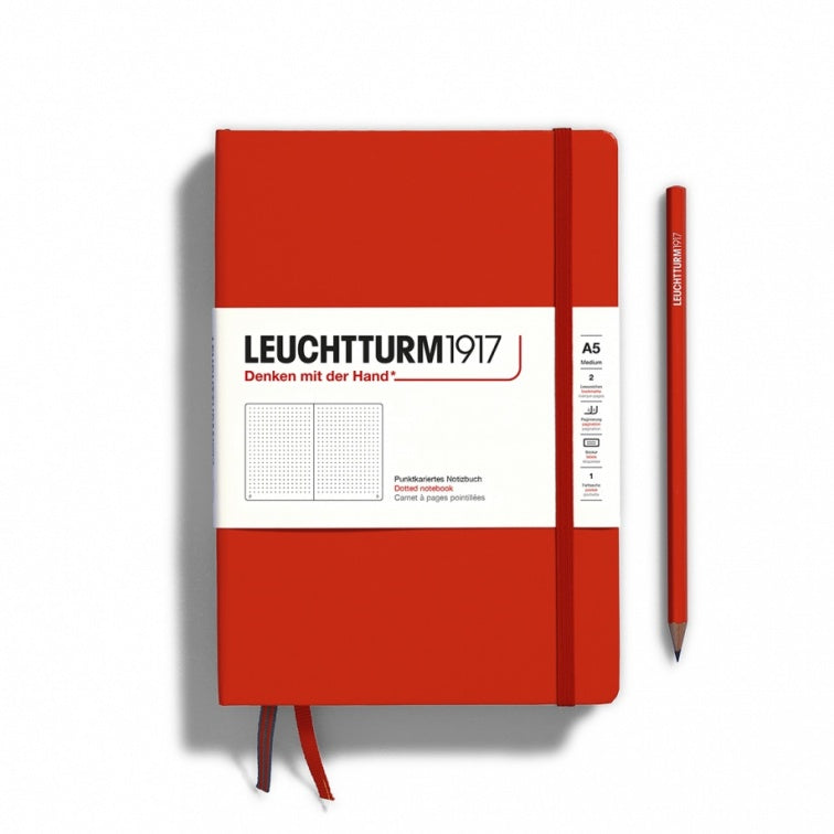 Leuchtturm1917 Fox Red, Notebook Hardcover Medium (A5)