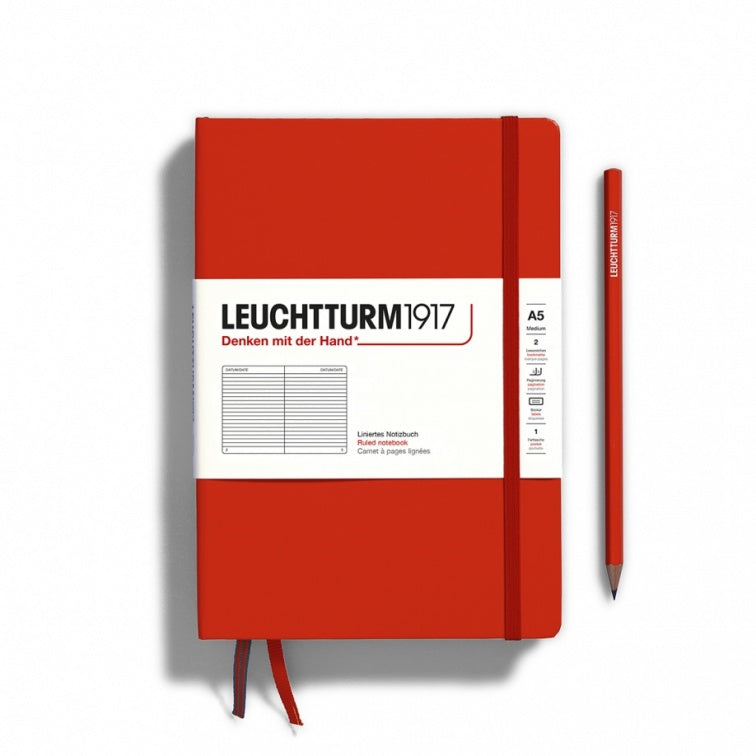 Leuchtturm1917 Fox Red, Notebook Hardcover Medium (A5)