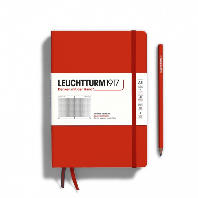 Leuchtturm1917 Fox Red, Notebook Hardcover Medium (A5)