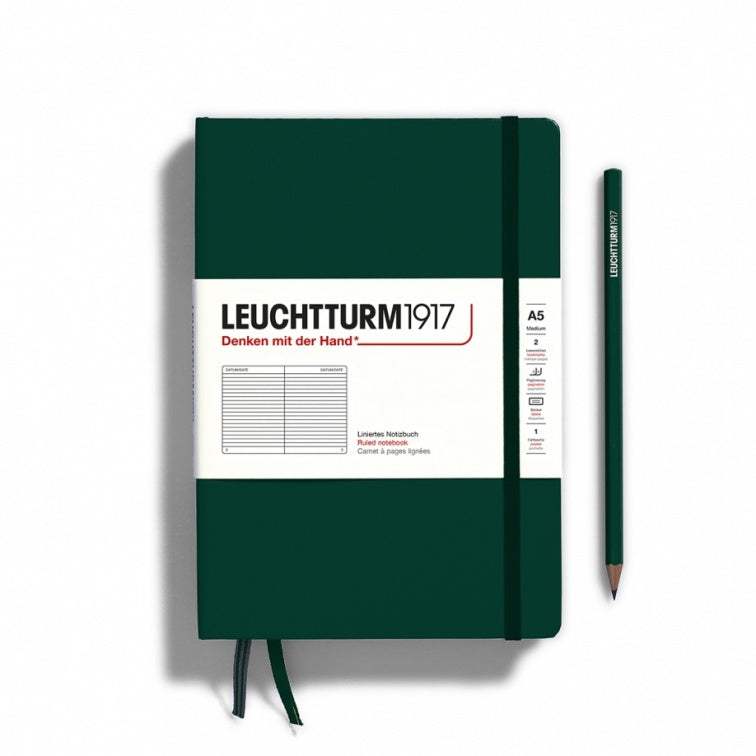 Leuchtturm1917 Forest Green, Notebook Hardcover Medium (A5)