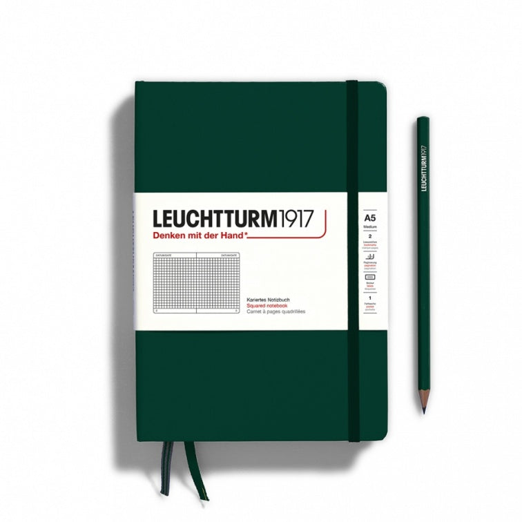 Leuchtturm1917 Forest Green, Notebook Hardcover Medium (A5)