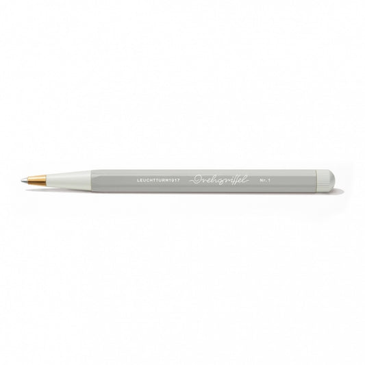 Drehgriffel Nr. 1 Light Grey (with Black Gel Refill)