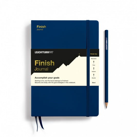 Leuchtturm1917 Finish Journal, English - Navy