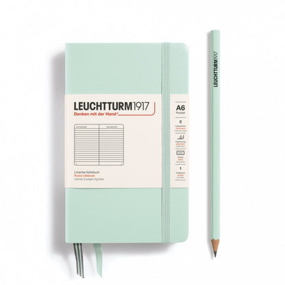 Leuchtturm1917 Mint Green, Notebook Hardcover Pocket (A6)