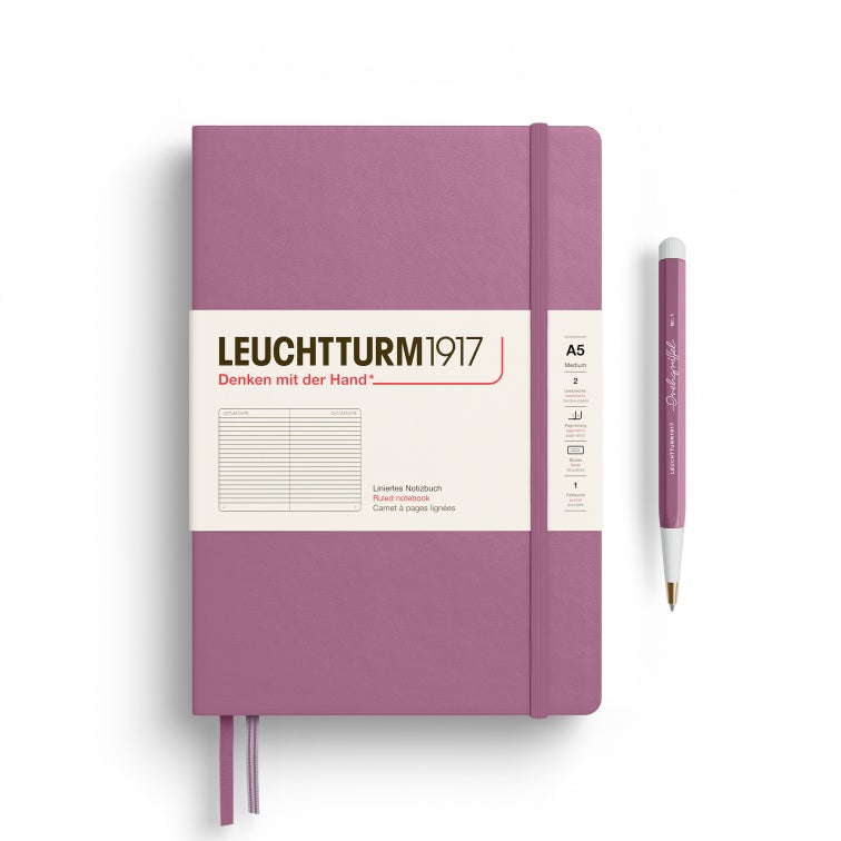 Leuchtturm1917 Dusty Rose, Notebook Hardcover Medium (A5)