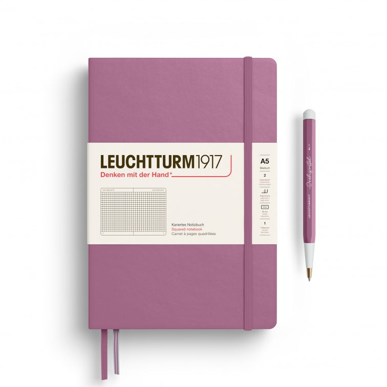 Leuchtturm1917 Dusty Rose, Notebook Hardcover Medium (A5)