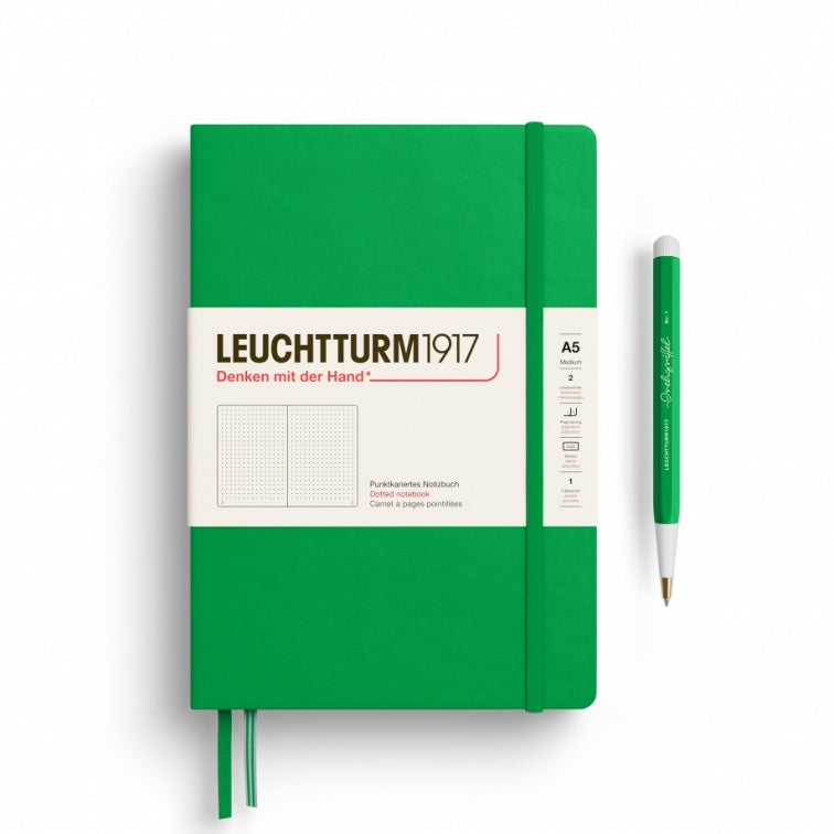 Leuchtturm1917 Spring Leaf, Notebook Hardcover Medium (A5)