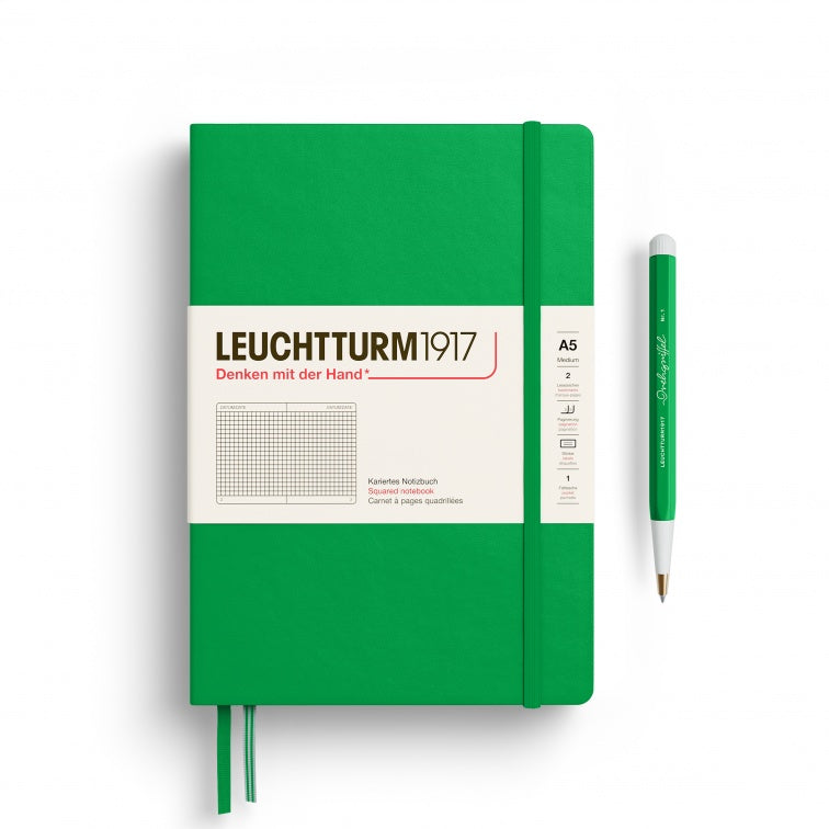 Leuchtturm1917 Spring Leaf, Notebook Hardcover Medium (A5)