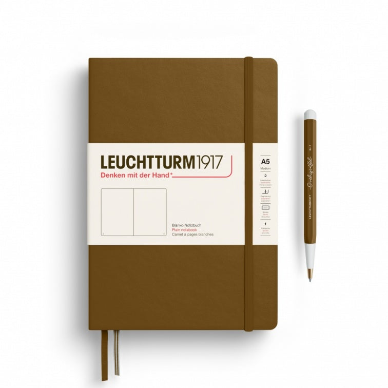 Leuchtturm1917 Spice Brown, Notebook Hardcover Medium (A5)