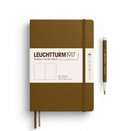Leuchtturm1917 Spice Brown, Notebook Hardcover Medium (A5)