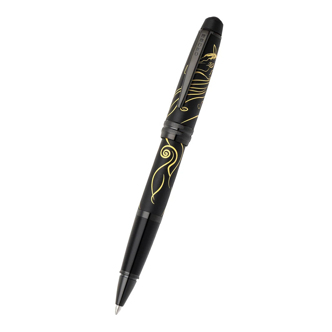 Cross Bailey Zodiac Year of the Horse Matte Black Lacquer with Black PVD Appointments Rollerball Pen
