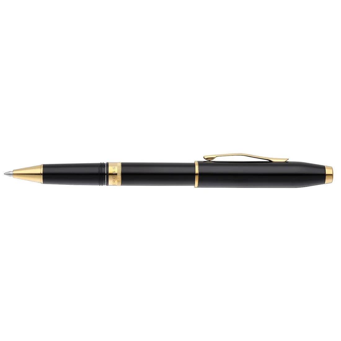 Cross Foundry Glossy Black Lacquer with PVD Gold Appointments Rollerball Pen