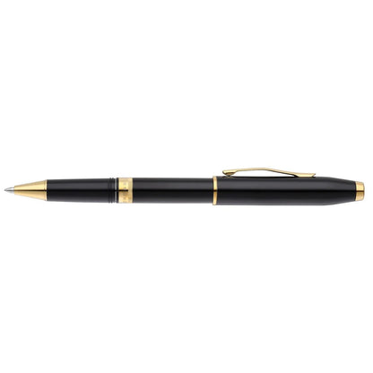 Cross Foundry Glossy Black Lacquer with PVD Gold Appointments Rollerball Pen