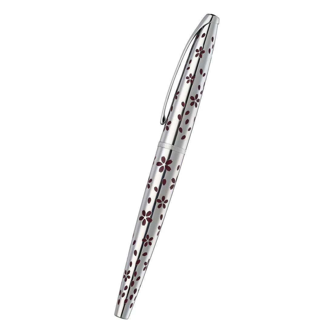 Cross ATX® Cherry Blossom Polished Chrome with Polished Chrome Appointments Rollerball Pen