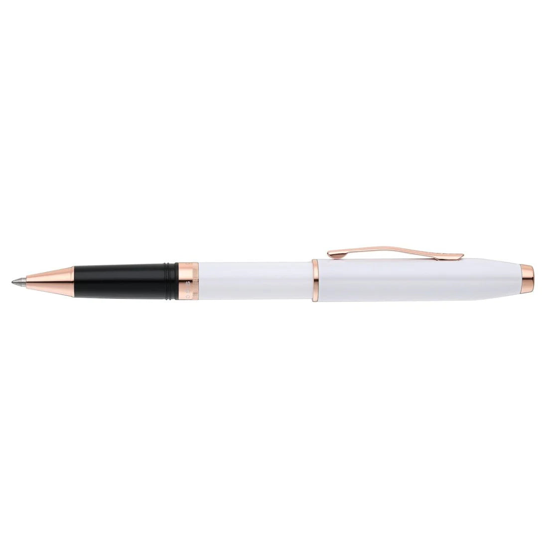 Cross Foundry Pearl White Lacquer with Rose Gold Appointments Rollerball Pen