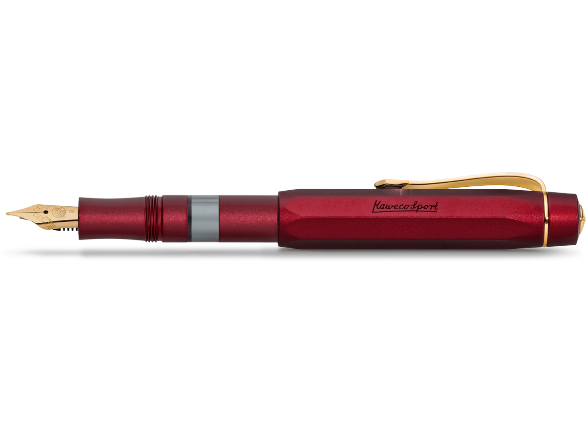 Kaweco PISTON SPORT AL Set Bordeaux/Gold
