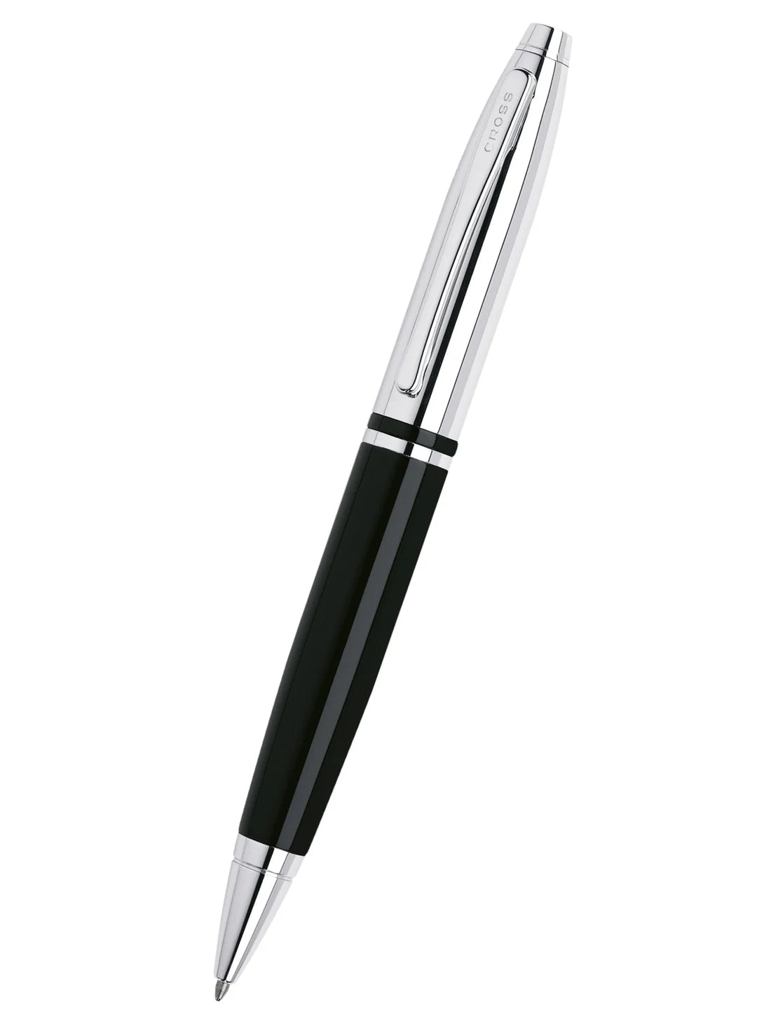 Cross Calais™ Chrome & Black Lacquer Ballpoint Pen