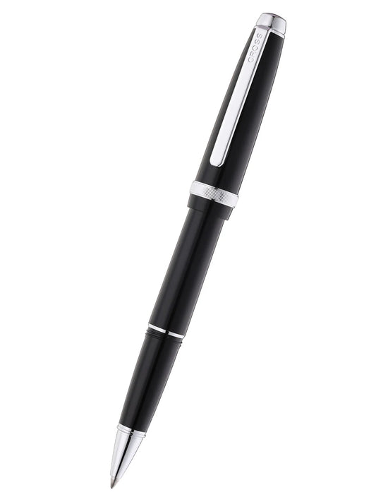 Cross Lume Obsidian Black with Polished Chrome Appointments Rollerball Pen