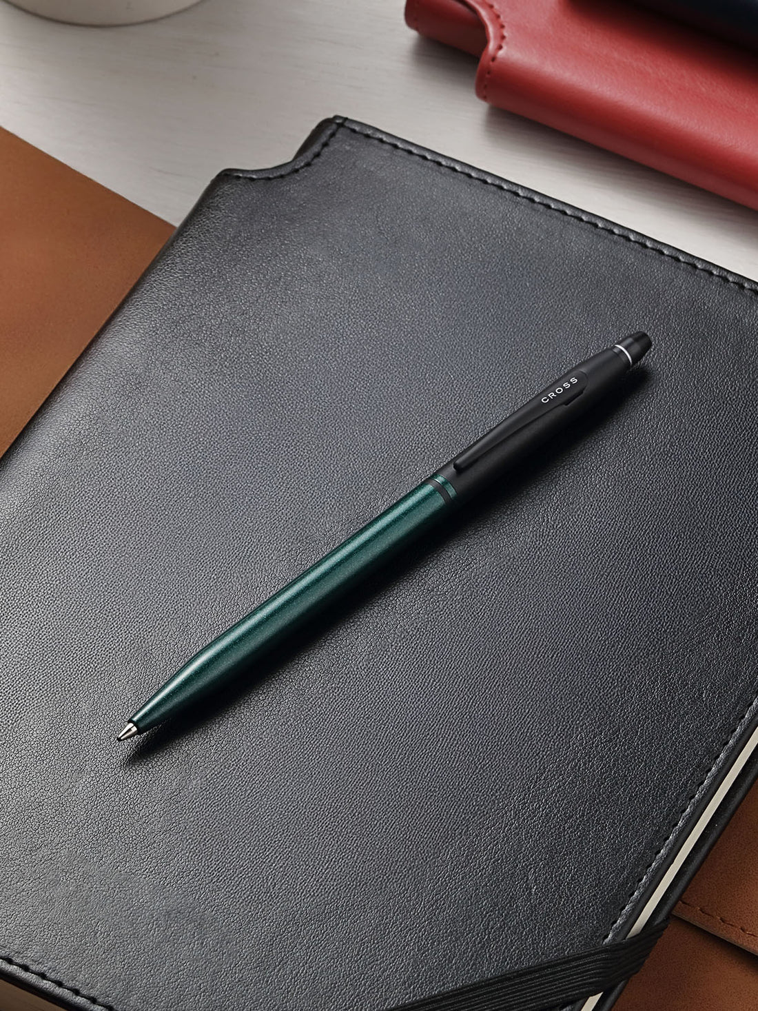 Cross Click™ Tuxedo Satin Metallic Green Ballpoint Pen
