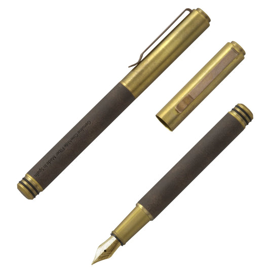 IWI HANDSCRIPT FOUNTAIN PEN RETRO BRASS