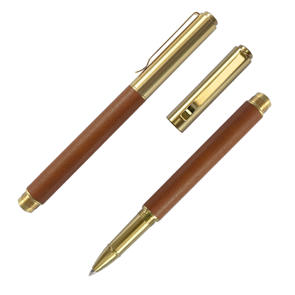 IWI HANDSCRIPT ROLLER PEN RETRO BRASS LIGHT BROWN