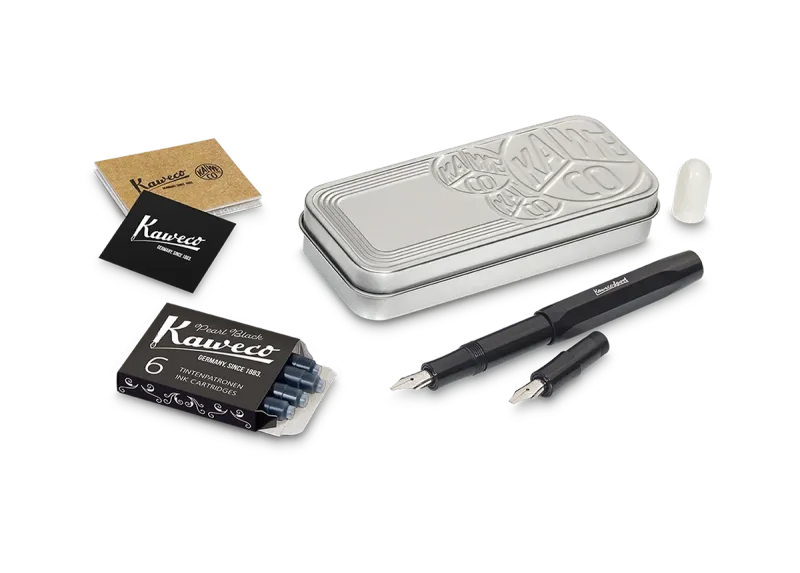 KAWECO CALLIGRAPHY Set Black "S"