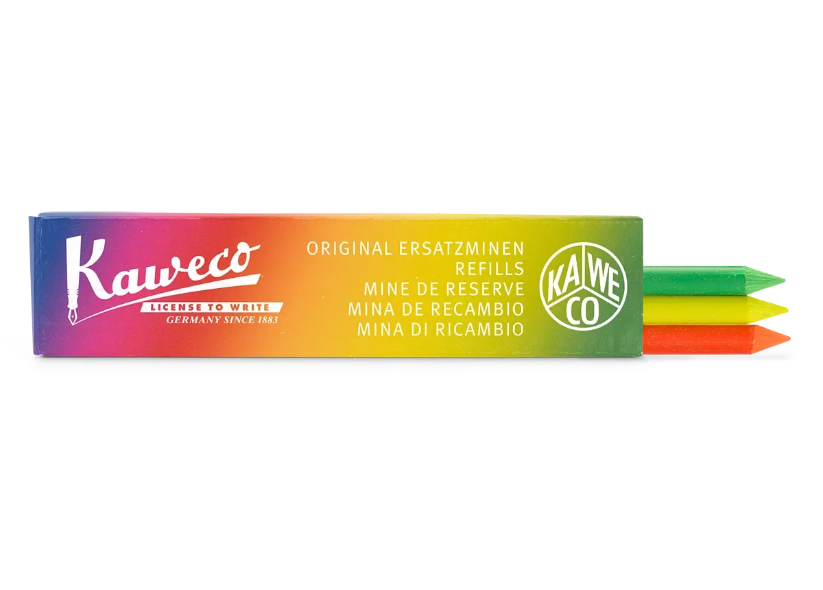 KAWECO Pencil Leads Highlighter Mix 5.6 mm - 3 pcs