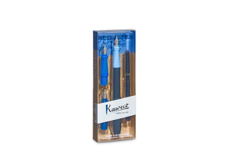 KAWECO Perkeo Calligraphy Set Blue