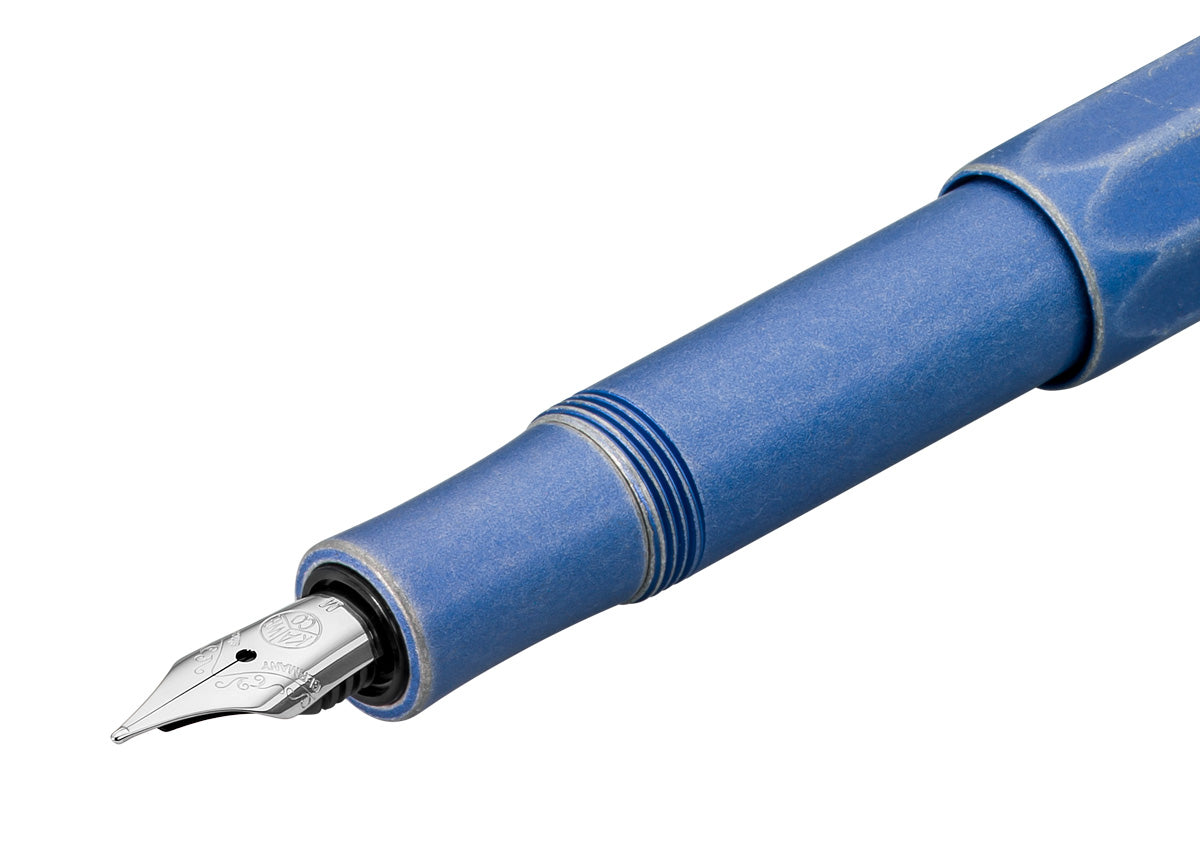 Kaweco AL SPORT Stonewashed Fountain Pen Blue