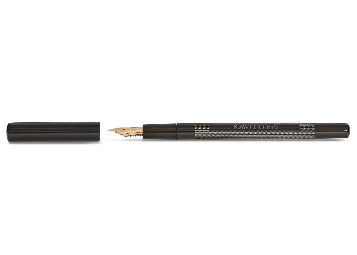 KAWECO EYEDROPPER Ebonite Fountain Pen F