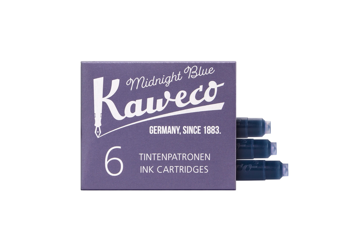 KAWECO INK CARTRIDGES 6 PIECES MIDNIGHT BLUE