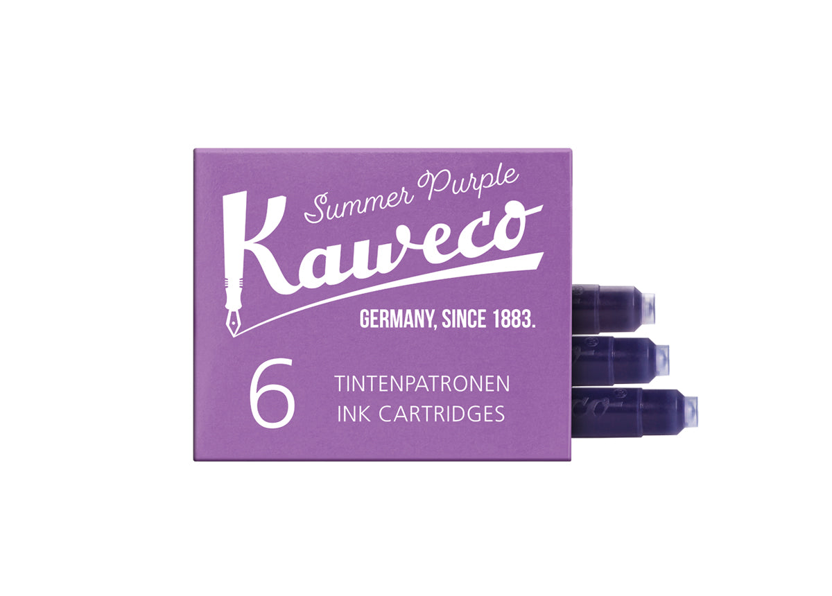 KAWECO INK CARTRIDGES 6 PIECES SUMMER PURPLE