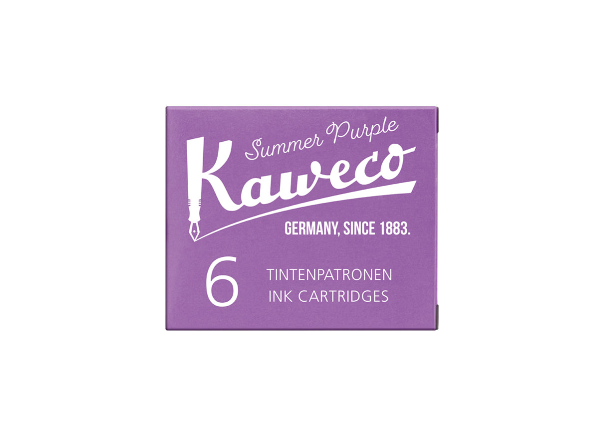 KAWECO INK CARTRIDGES 6 PIECES SUMMER PURPLE