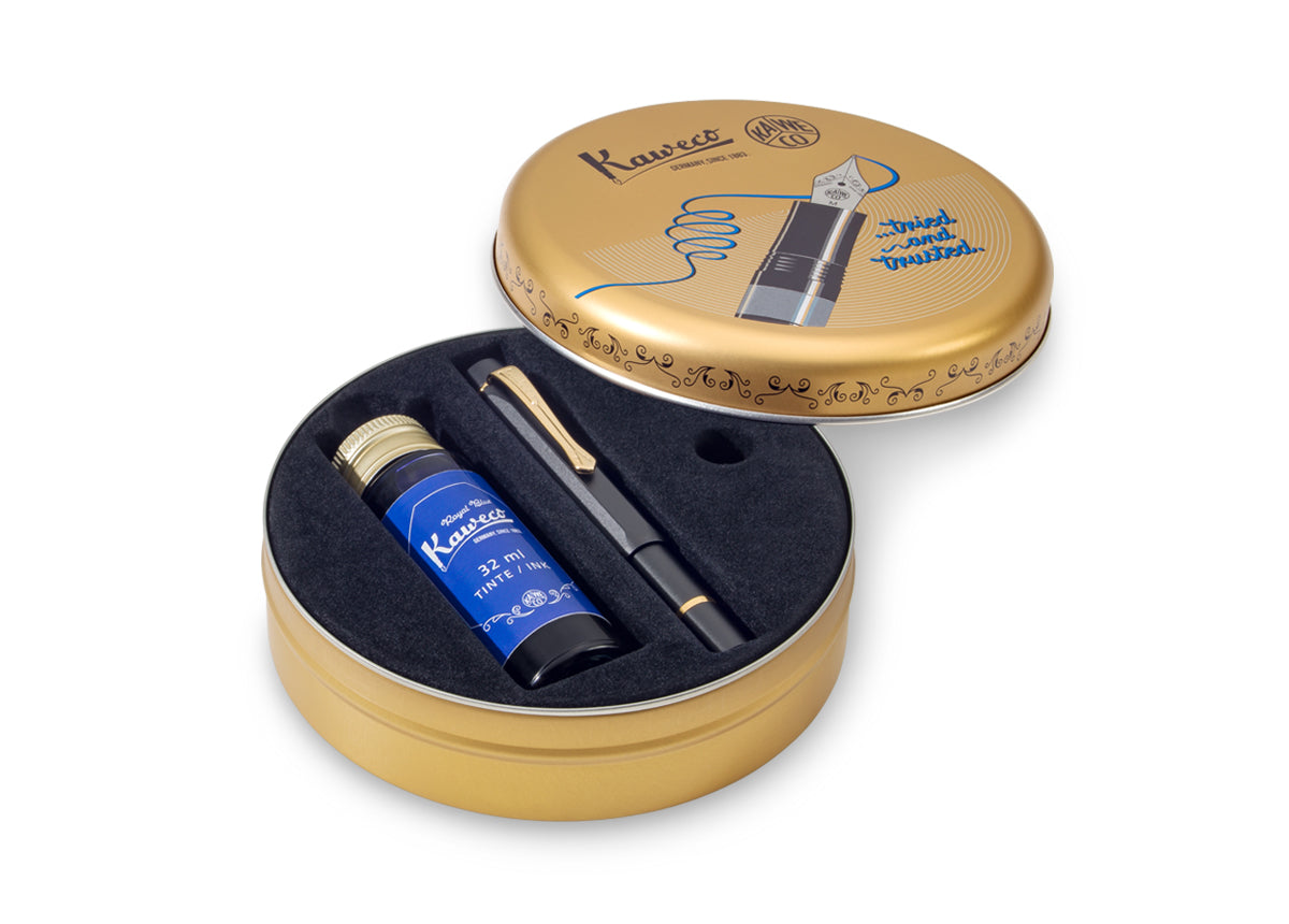 Kaweco PISTON FILLER AL Sport Starter Set Black