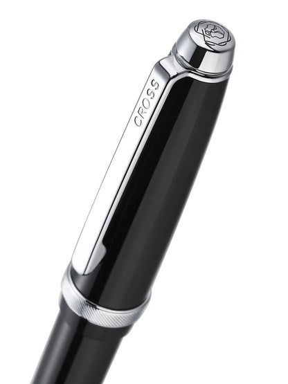 Cross Lume Obsidian Black with Polished Chrome Appointments Rollerball Pen