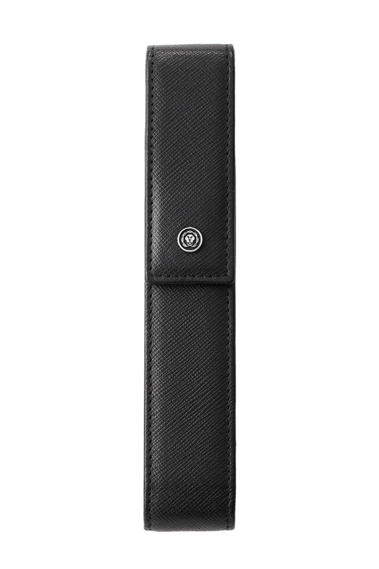 Cross Classic Black Leather Magnetic Single Pen Case Gift Bundle