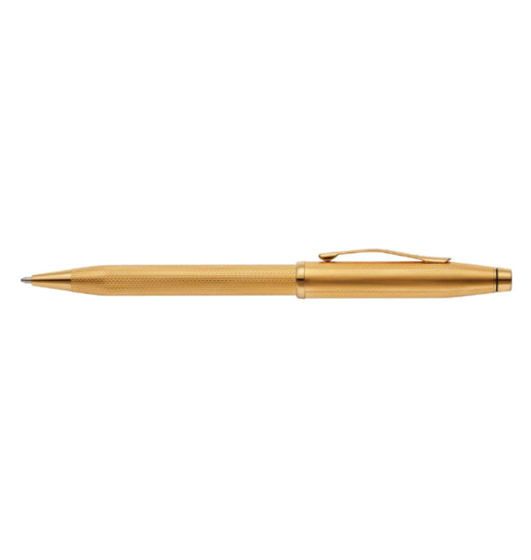 Cross Century® II Polished 23KT Gold-plated Engraved Diamond Pattern with 23KT Gold-plated Appointments Ballpoint Pen