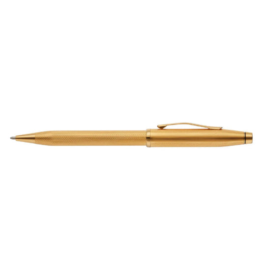 Cross Century® II Polished 23KT Gold-plated Engraved Diamond Pattern with 23KT Gold-plated Appointments Ballpoint Pen