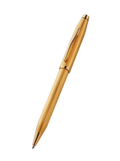 Cross Century® II Polished 23KT Gold-plated Engraved Diamond Pattern with 23KT Gold-plated Appointments Ballpoint Pen