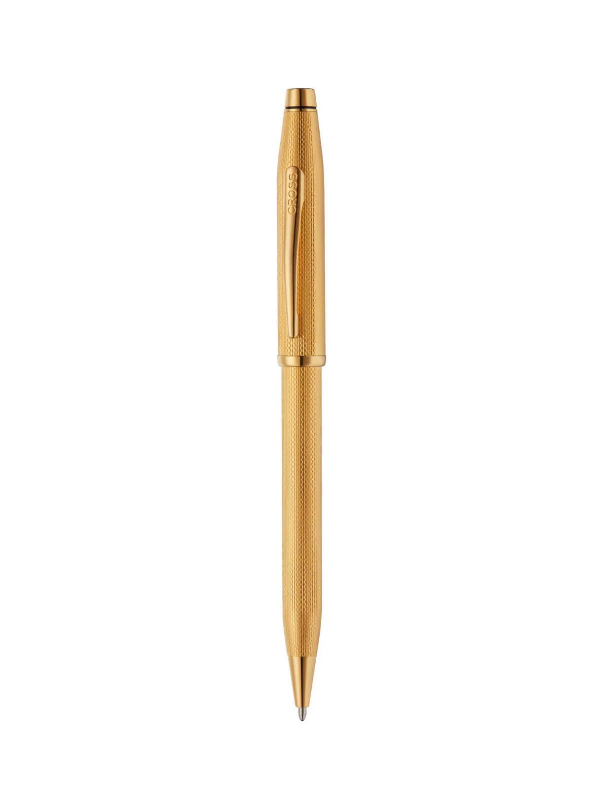 Cross Century® II Polished 23KT Gold-plated Engraved Diamond Pattern with 23KT Gold-plated Appointments Ballpoint Pen