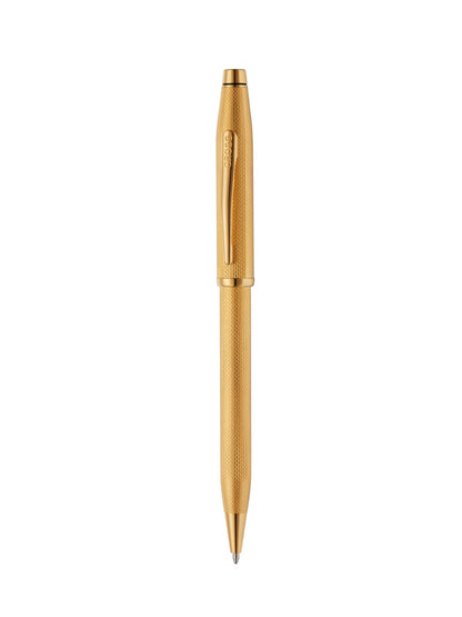 Cross Century® II Polished 23KT Gold-plated Engraved Diamond Pattern with 23KT Gold-plated Appointments Ballpoint Pen