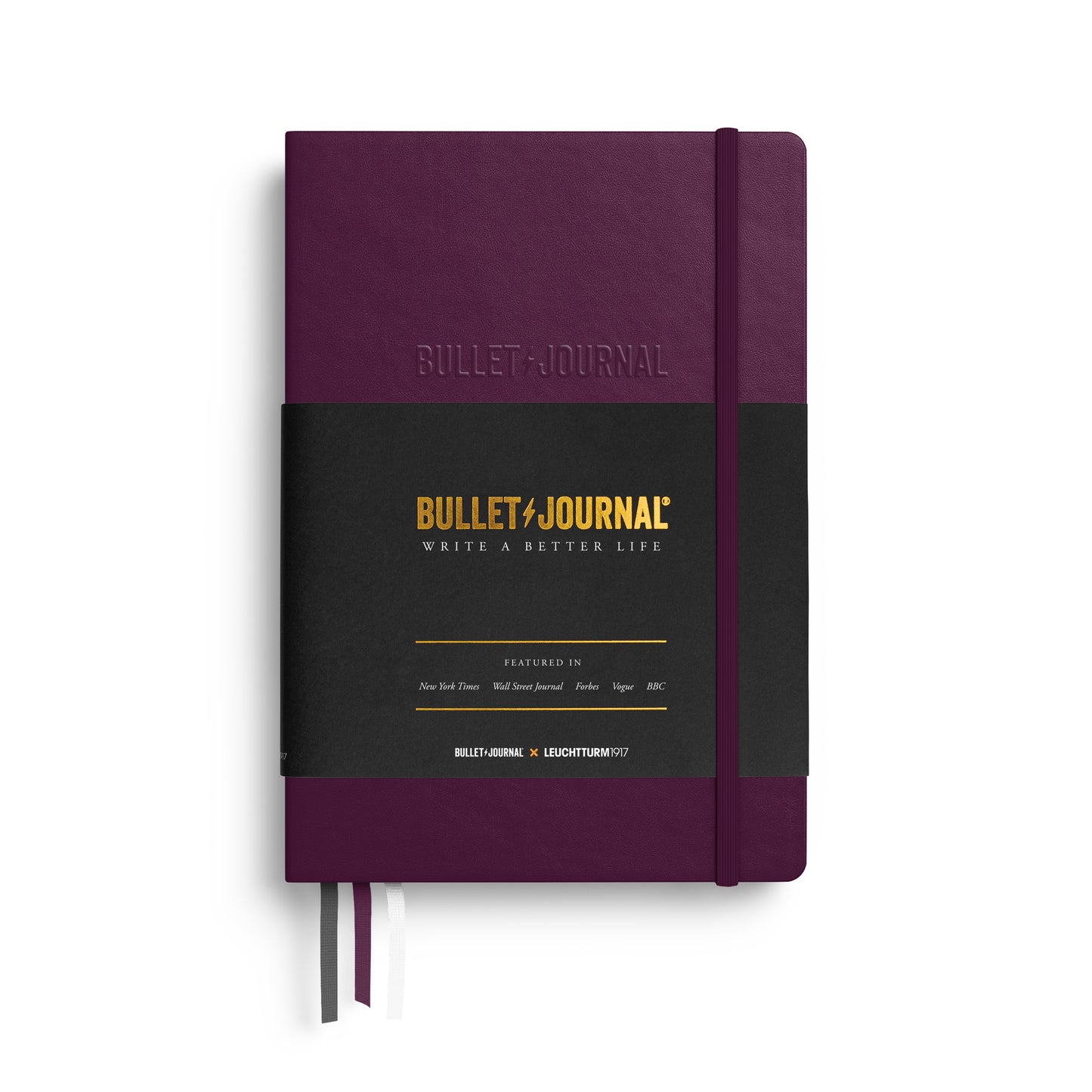 Leuchtturm1917 Bullet Journal Edition 2, Medium (A5), Hardcover, 206 num. Pages, Purple26, dotted