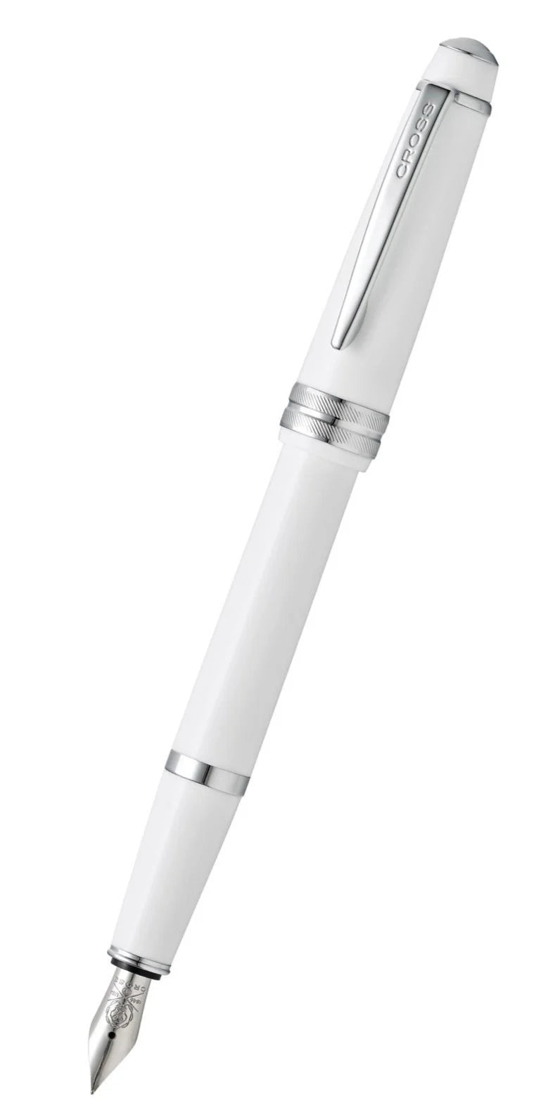 Cross Bailey Light™ Polished White Resin Fine Nib Fountain Pen
