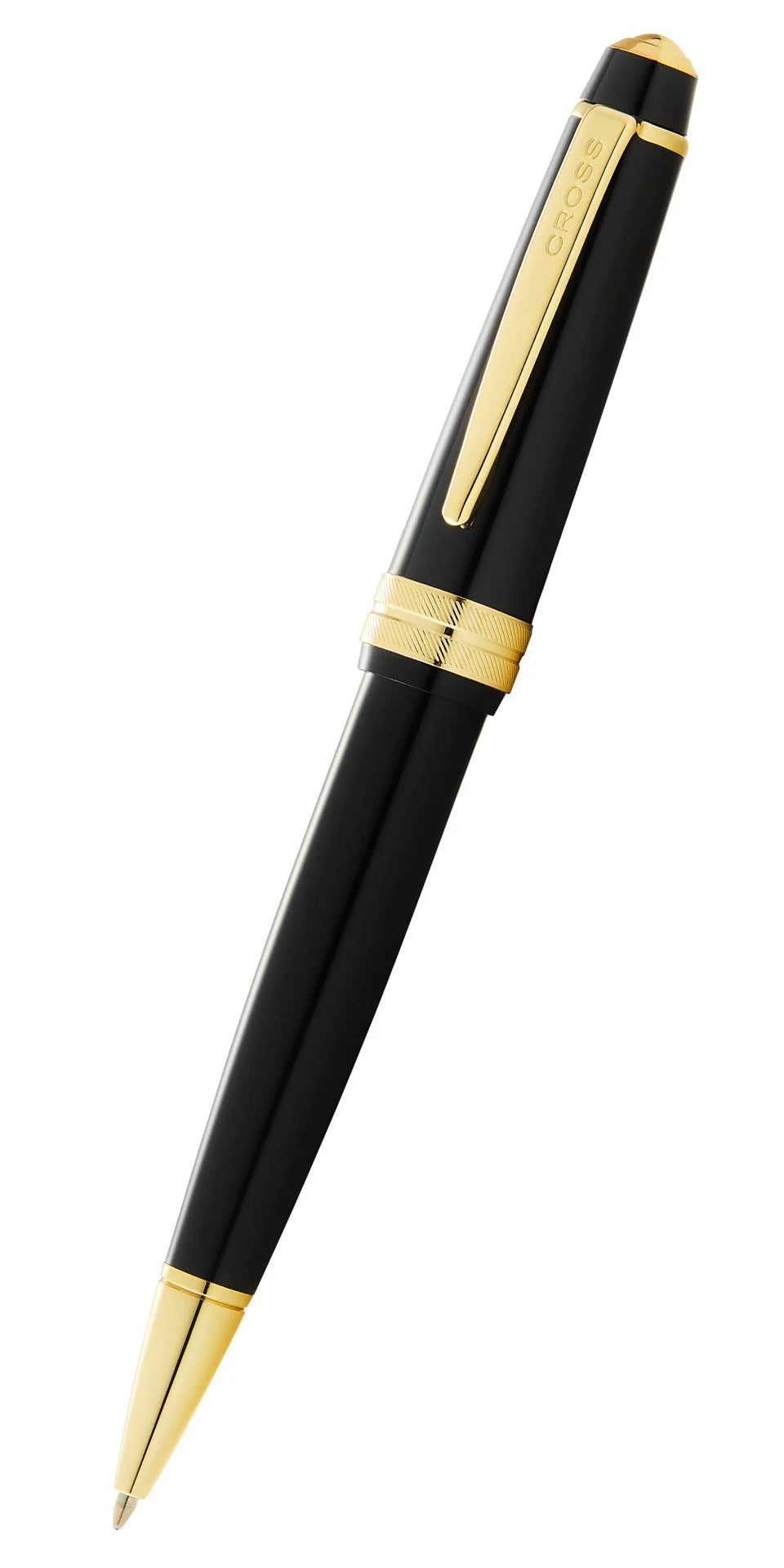 Cross Bailey Light™ Polished Black Resin and Gold Tone Ballpoint Pen