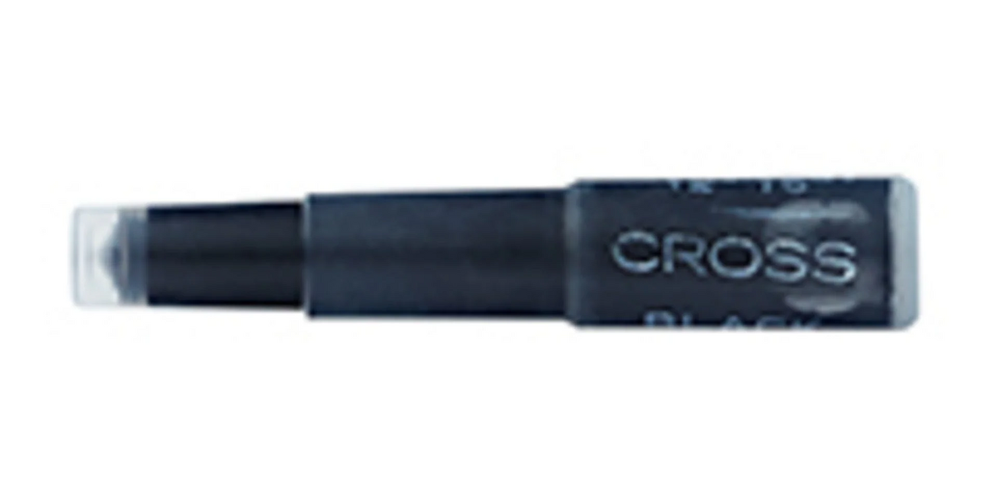 Cross Fountain Pen Ink Cartridge - Black (6 per card)