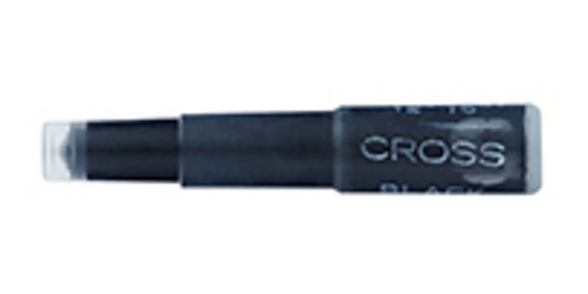 Cross Fountain Pen Ink Cartridge - Black (6 per card)