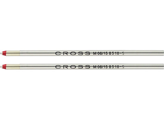 Cross Mini Ballpoint Pen Refill - Red - Medium - Dual Pack