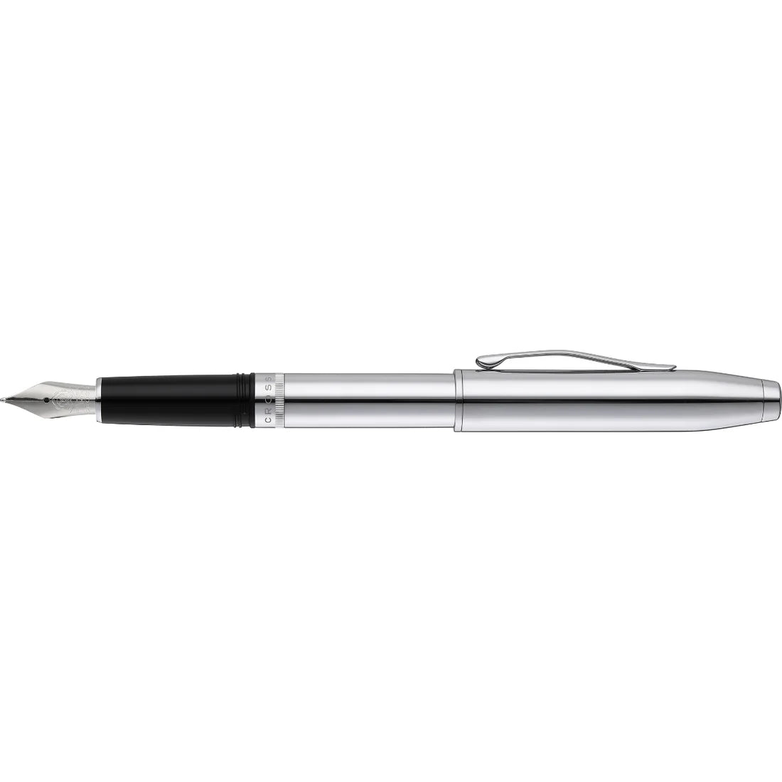 Cross Foundry Polished Chrome with Polished Chrome Appointments and Stainless Steel Medium Nib Fountain Pen
